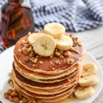 Banana Oatmeal Pancakes