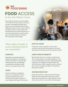 Informe sobre el acceso a los alimentos 2024